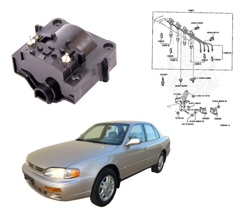 Bobina Toyota Corona 2.0 3s 1996 1997 1998 St21