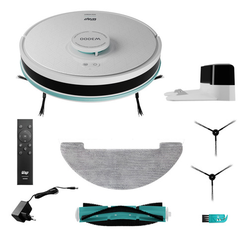 Robô Aspirador Robot W3000 3 Em 1 48w Wap