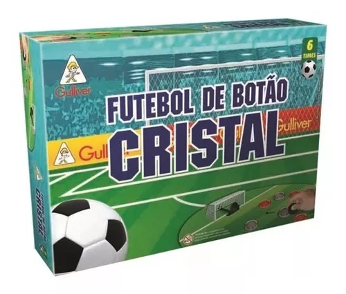 Jogo de Futebol de Botão - Cristal - 6 Times - Gulliver