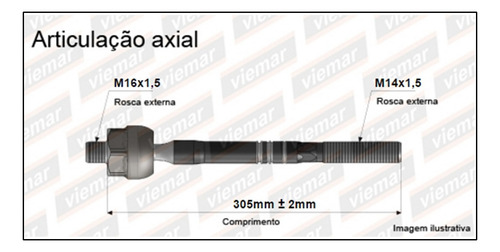 Puntero Cremallera Chery Tiggo