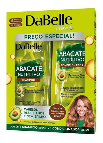 Shampoo E Condicionador Dabelle Hair De 450ml Pacotes