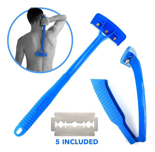 Hombres Manual Espalda Afeitadora De Pelo Trimmer Cuerpo Man