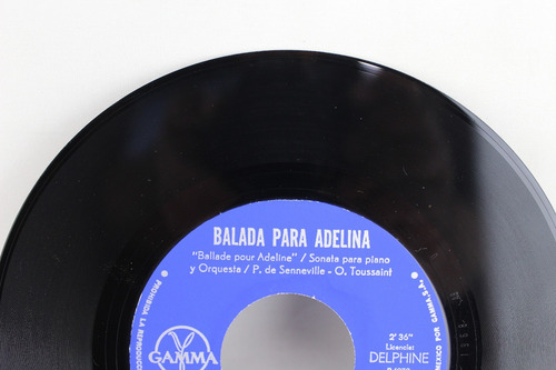 E659 Richard Clayderman -- Balada Para Adelina 45 Rpm Singl (Usado)