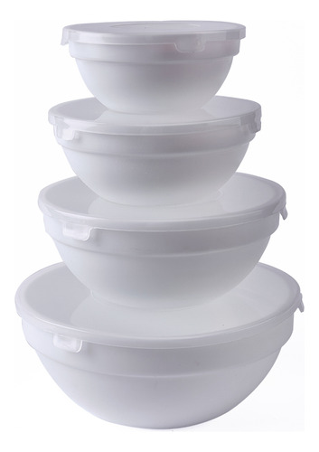 Set De Bowl X 8pz Blanco C-tapa Gibson 97088.08