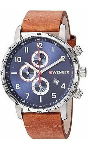 Wenger 011543108 Reloj Casual Para Hombre Acero Inoxidable C