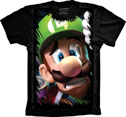 Camiseta Frete Grátis Plus Size Jogo Luigi