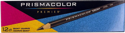 Prismacolor Premier Ebony 12 Lapices De Grafito Negros