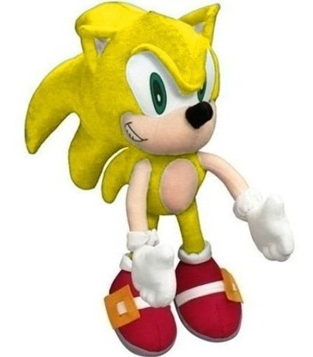 Boneco Pelúcia Sonic Grande 50cm Melhor Preço Amarelo