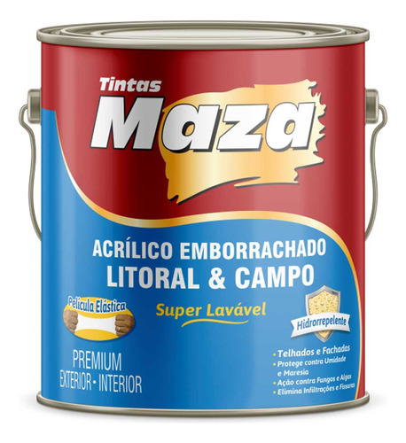 Tinta Super Lavável Antimofo Maza 3,6l Cor Cromio