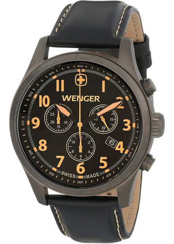 Reloj Wenger Para Hombre (0543.104) Terragraph Gunmetal Ip