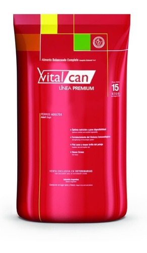 Vital Can Premium Adulto X 15kg! Envio Gratis! Ver Zonas!