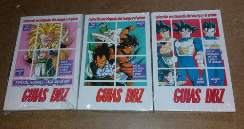 Enciclopedia Manga Anime Guías Dragon Ball Z Tomos 2 - 3 - 4