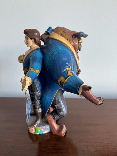 Estatueta Disney Bela E A Fera Jim Shore By Enesco Raríssima