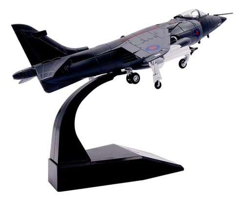 K Diecast Simulación Harrier Jet Aircraft 1/72 Escala Modelo