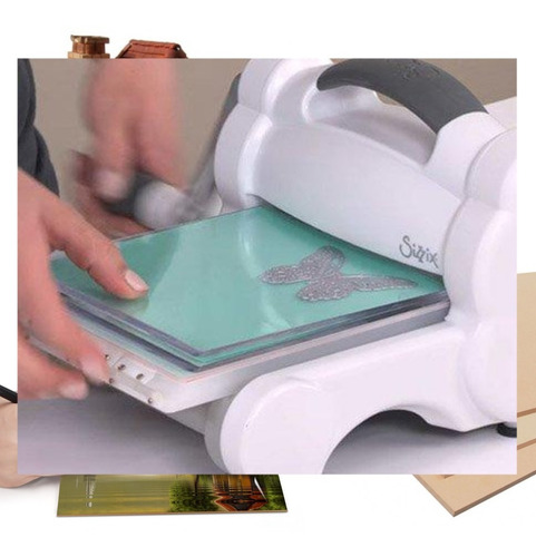 Imagen 4 de 5 de Kit Troqueladora Y Materiales Para Troquelado Sizzix