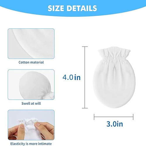 12 Pares De Manoplas Para Bebés Recién Nacidos, Manoplas Uni