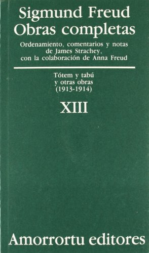 Libro Sigmund Freud Obras Completas Vol Xiii Traducción José