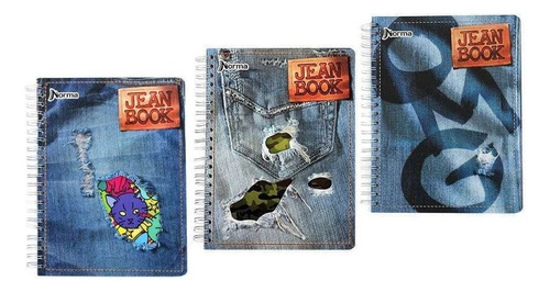 Cuaderno Jean Book Doble Espiral 200 Hj Hojas Mixtas Color Mixto revolucion
