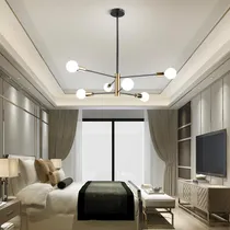 Comprar Colgante De 6 Luces Lámpara Artefacto Nórdico Moderno