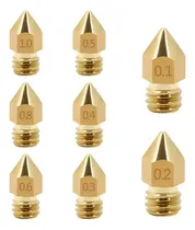 Comprar Boquillas Mk8 Laton Impresoras 3d: Rosca M6 1.75mm