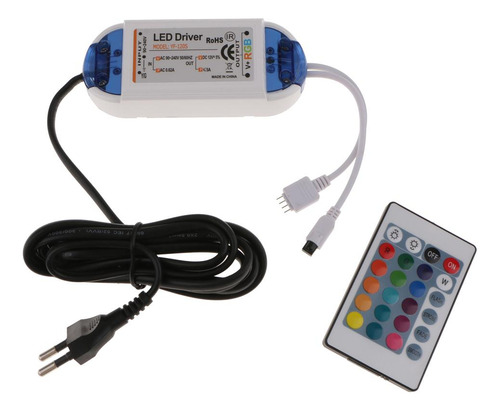 Led Integrado Rgb Power Controller 5a + Rgb Strip Light