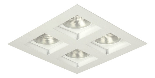 Spot Embutir Quadruplo Recuado P/ 4 Led Par20 Mli15