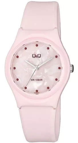 Reloj Q&Q VR99J013Y Analógico Niña Rosa Unicornio