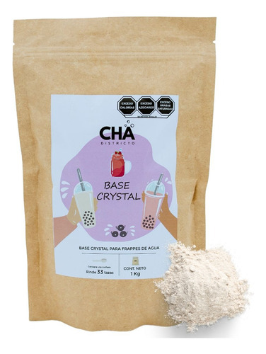 Base Crystal 1kg Para Frappés De Fruta - Sin Sabor