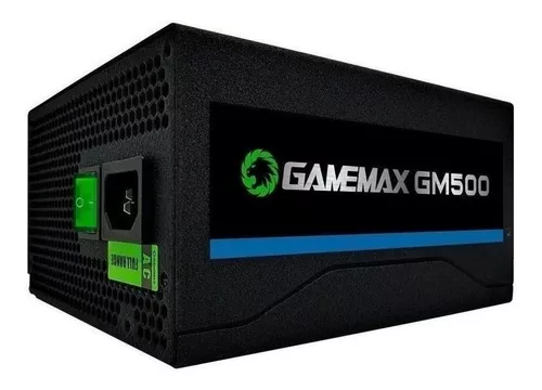 Fonte Atx Gamemax 500W Real 80Plus/Pfc/Bivolt Auto Gm500 Oem - Casa & Vídeo