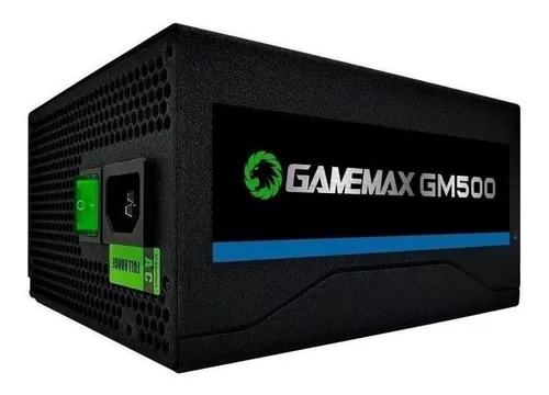 Fonte Gamemax GM500 500W, 80 Plus Bronze, PFC Ativo