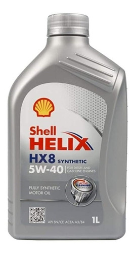 Aceite Shell Helix Hx8 5w40 X 1lts Sintetico Nafta Diesel