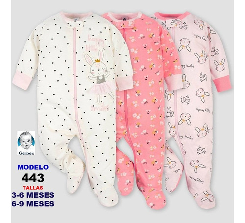 Ropa De Bebe Set De  Pijamas Gerber 