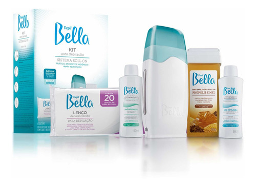 Depilação Kit Aparelho Rollon + 5 Refil Cera Rollon Bivolt