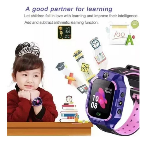 Smartwatch Infantil Com Sos Rastreador, Câmera, Gps1