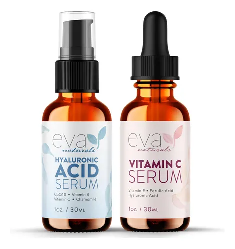 Pacote De Cuidados Com A Pele Eva Naturals Hidrata E Ilumina