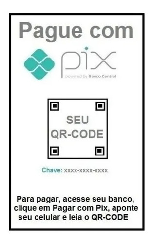 Imagem 1 de 2 de Arte Qr Code- Pix