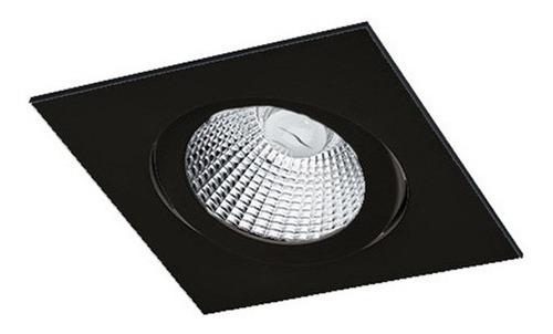 Imagem 1 de 2 de Embutido Quadrado Preto 1xpar20 Biv Bella Luce 1085/1d