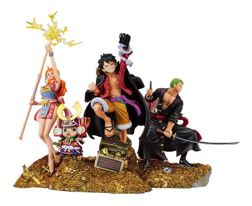 Figuras One Piece Wt100 Eiichiro Oda Illustration Luffy Zoro