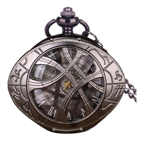 Reloj de bolsillo Agamotto Steampunk Eye de cadena antigua