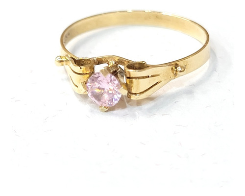 Anillo Solitario Oro 18kts 1,5grs N°13 Brumat