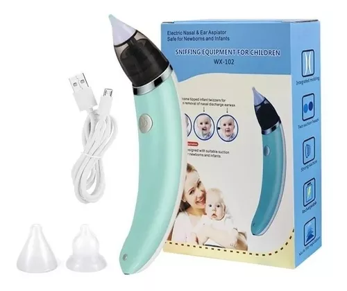 Aspirador Nasal Y Oido Bebes Limpiador Electrico Usb Succion