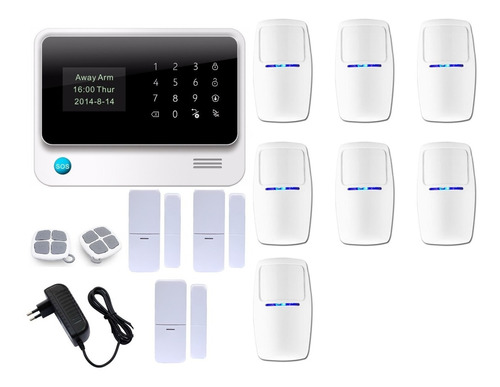 Alarma Wifi Gsm Casa Negocio 10 Sensores Aplicación Celular