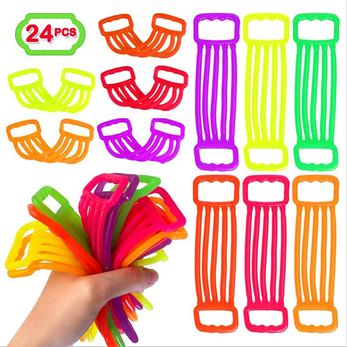 Paquete De 24 Fidget Squishy Stretchy String Sensory Toy, Co