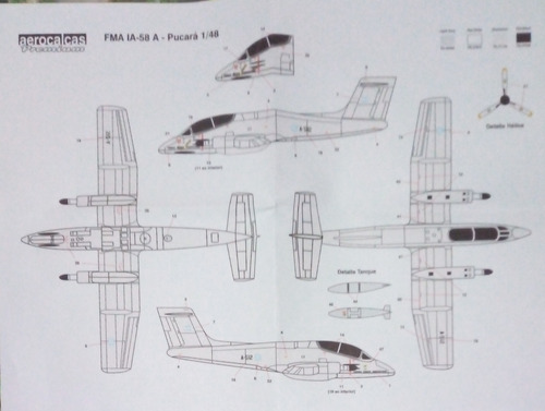Pucara Ia-58 A/c- Combo -kinetic+armamento+pinturas+calcas