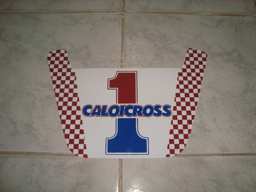 Caloi Cross Extra Light Nylon 84 Number Plate Placa Seta
