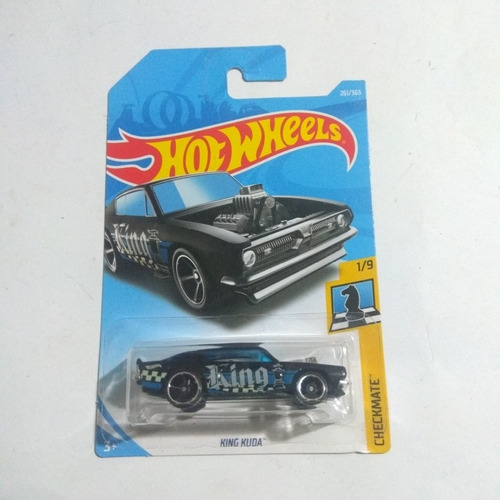 Hot Wheels King Kuda Ajedrez Rey Negro 261/365