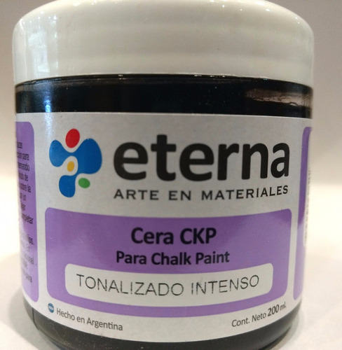 Eterna Cera Para Chalk Paint 200 Ml Tonalizador Intenso