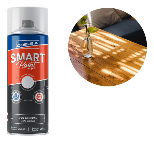 Barniz Aerosol 350ml Uso General Doble A Smart Paint