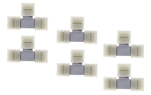 Kit 6 Conectores Fita Led Rgbcw 6 Vias Modelos