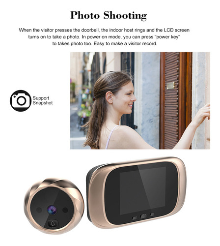 Jk1 Visualizador Digital De Monitoramento De Portas, Câmera